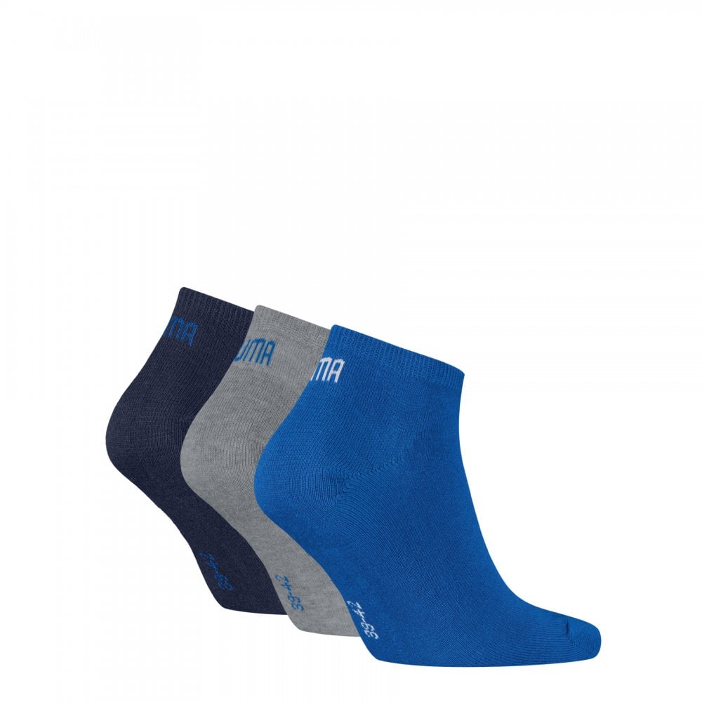 Puma Unisex Sneaker Plain 3 Pack Socks