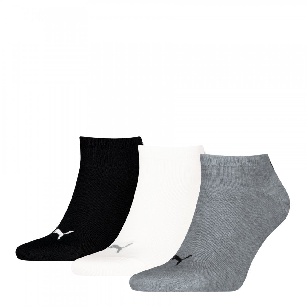 Puma Unisex Sneaker Plain 3 Pack Socks