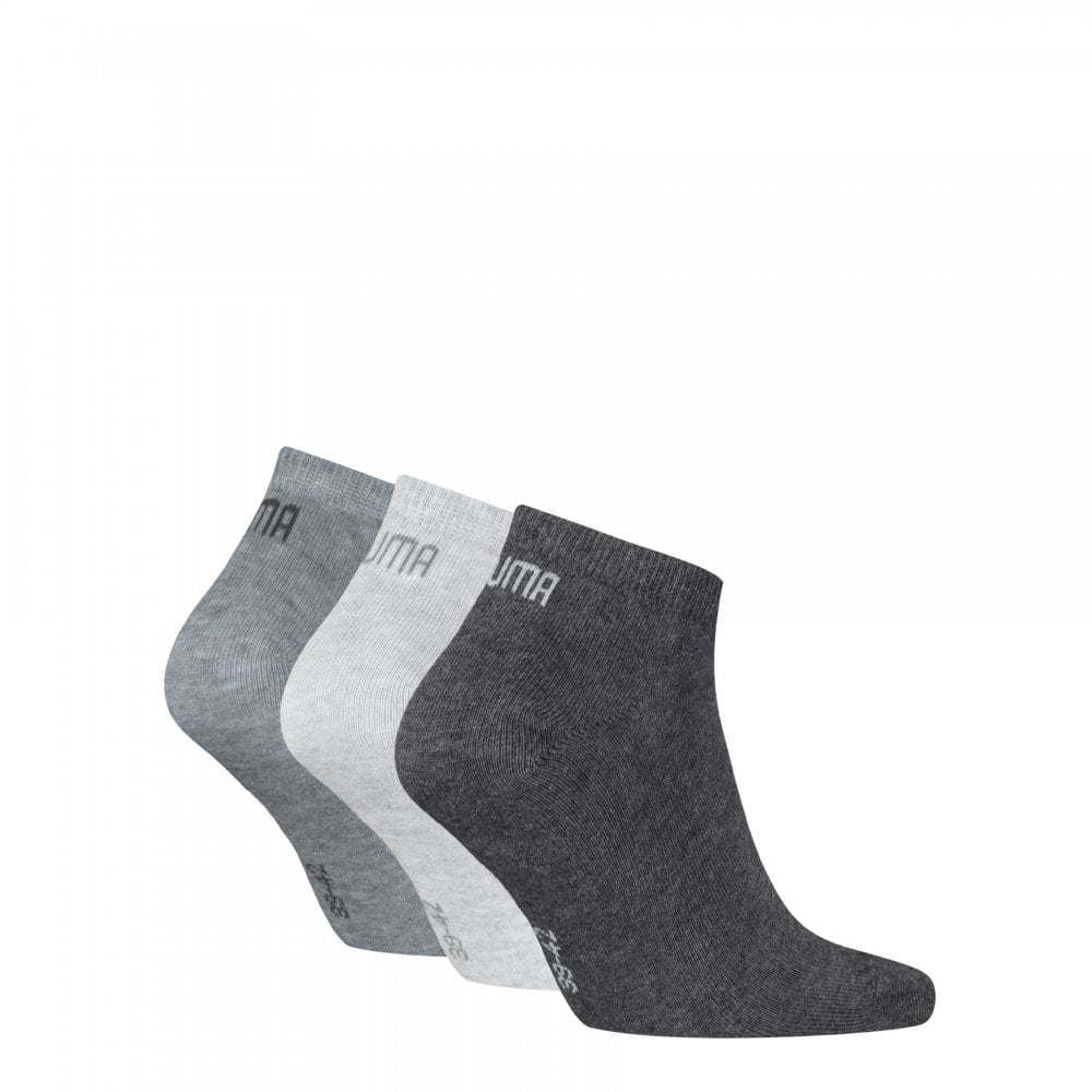 Puma Unisex Sneaker Plain 3 Pack Socks