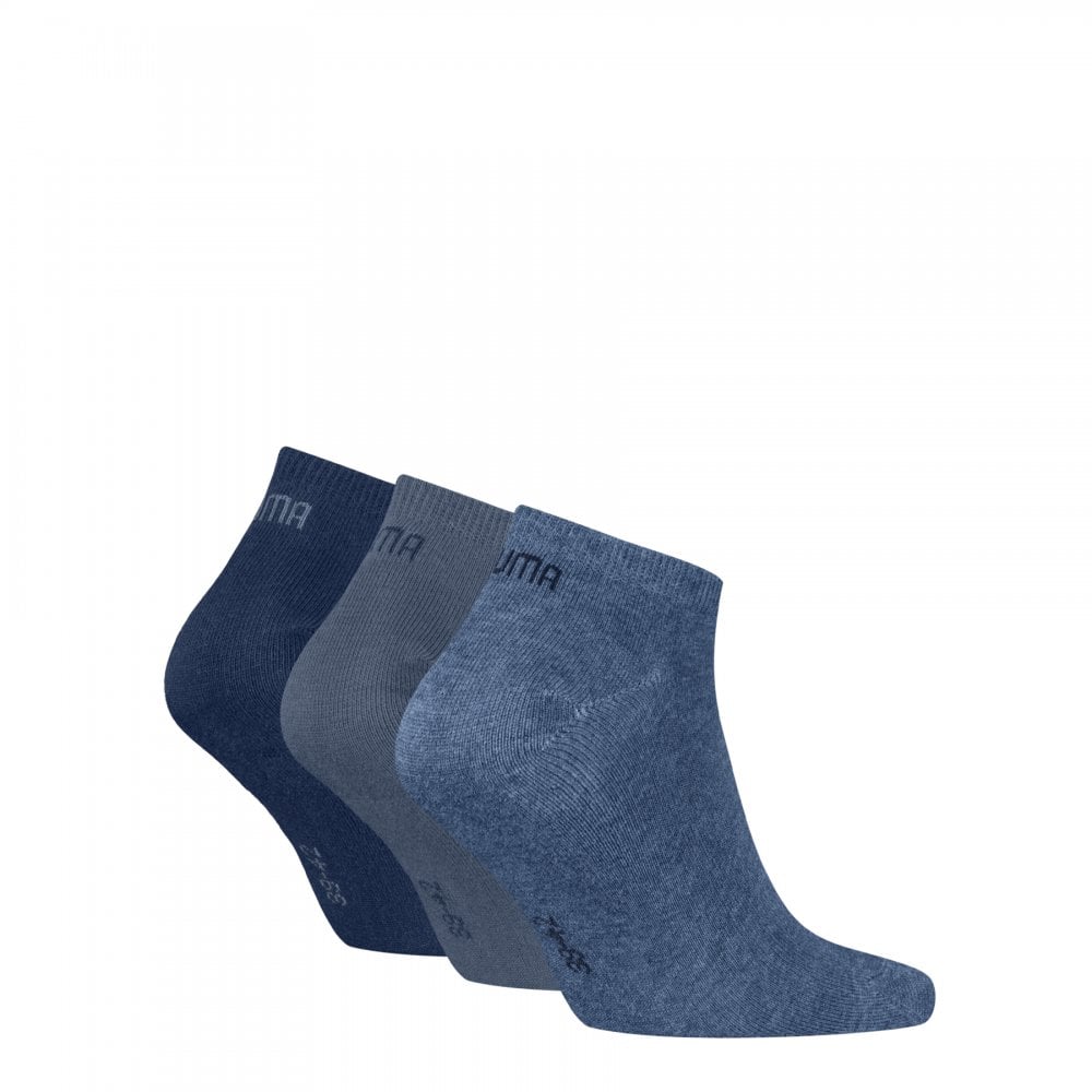 Puma Unisex Sneaker Plain 3 Pack Socks