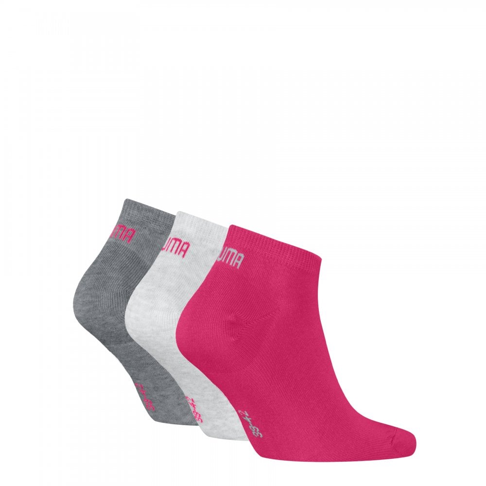 Puma Unisex Sneaker Plain 3 Pack Socks