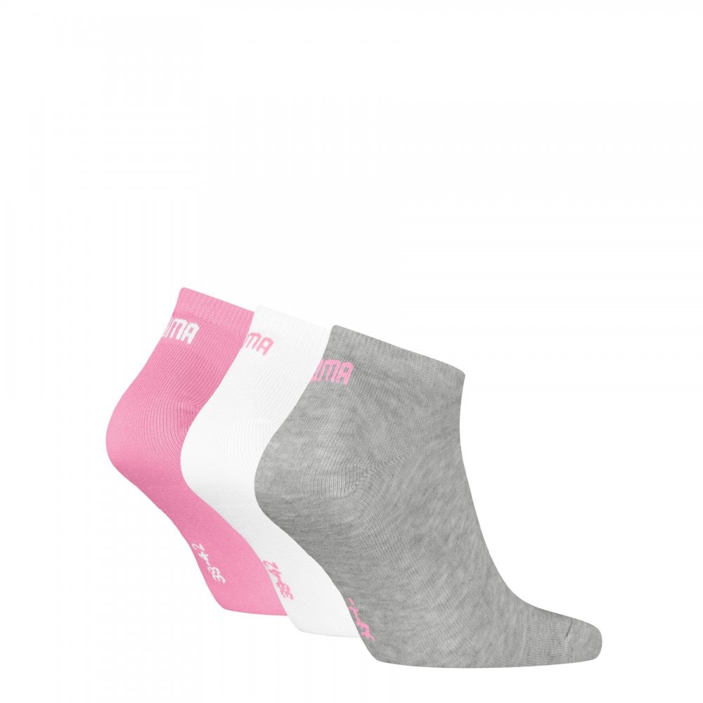 Puma Unisex Sneaker Plain 3 Pack Socks