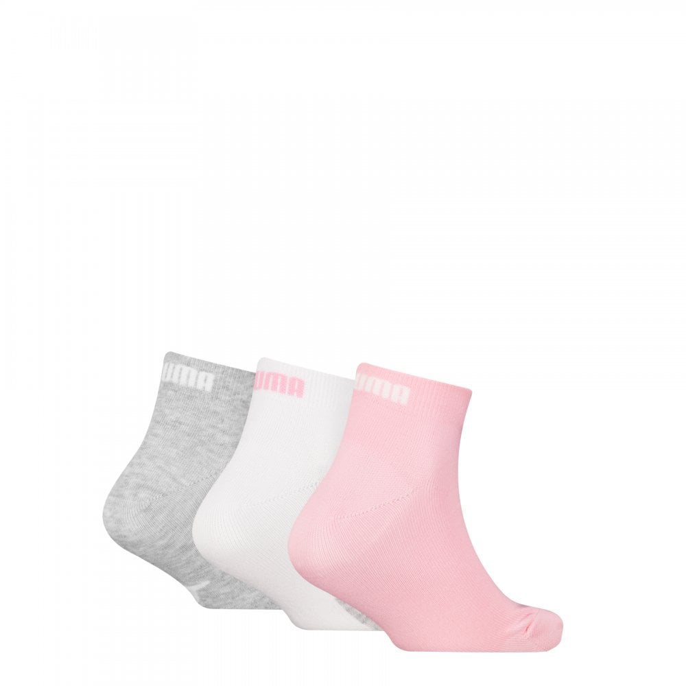 Puma Kids Bwt Quarter 3 Pack Socks