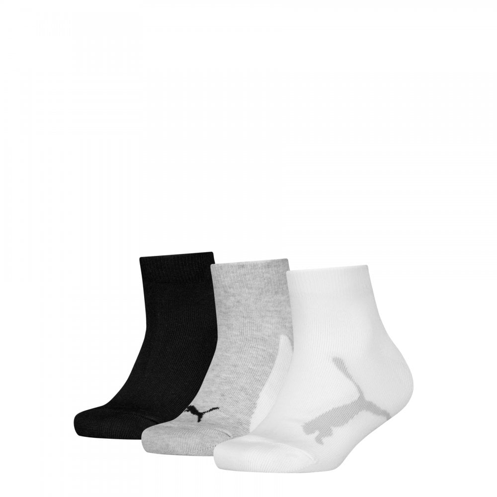 Puma Kids Bwt Quarter 3 Pack Socks