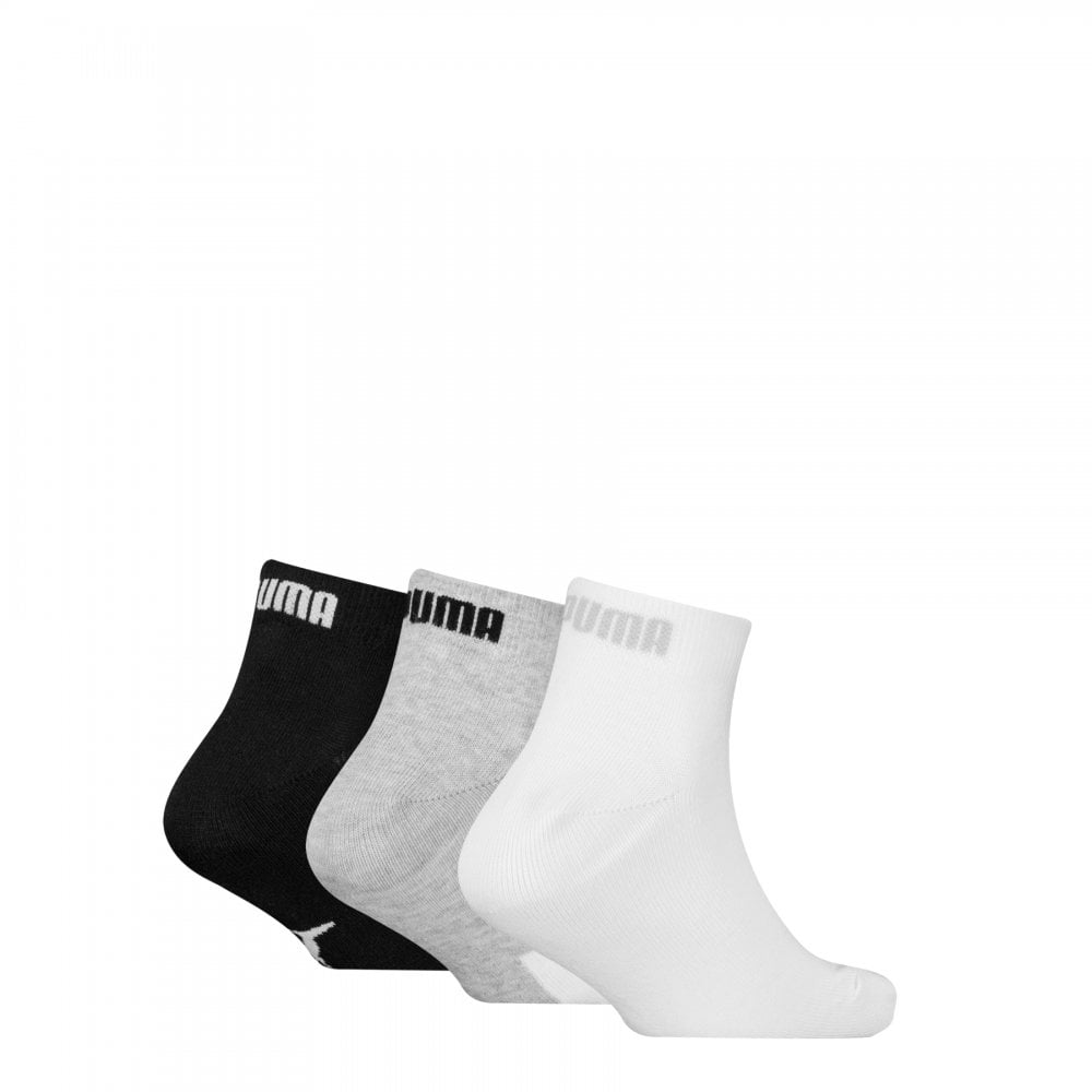 Puma Kids Bwt Quarter 3 Pack Socks