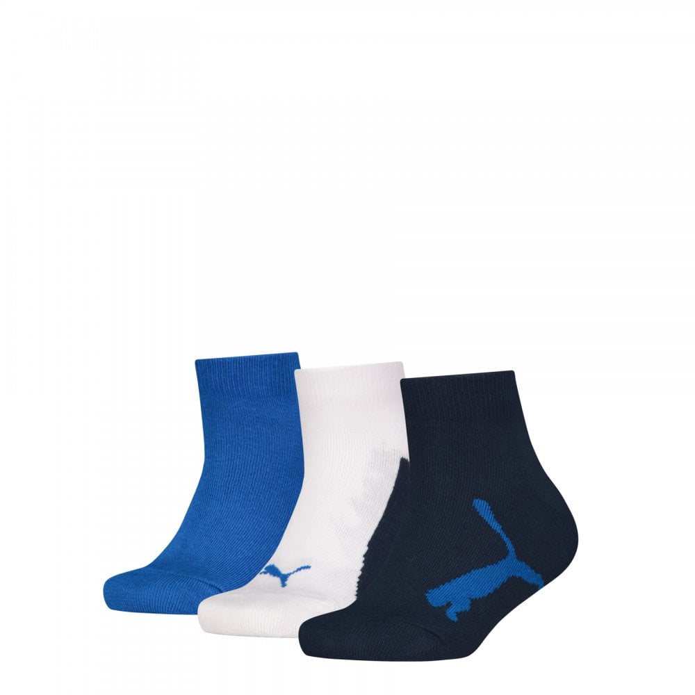 Puma Kids Bwt Quarter 3 Pack Socks