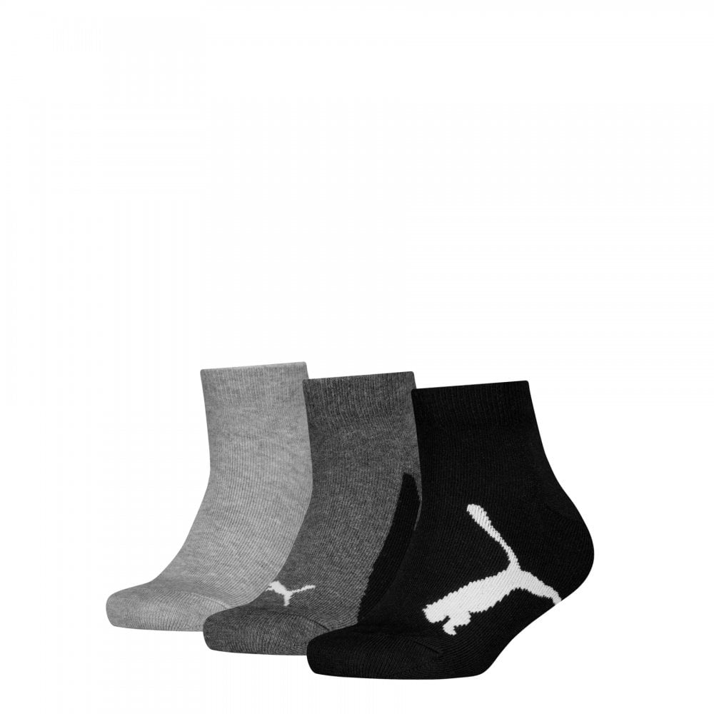 Puma Kids Bwt Quarter 3 Pack Socks
