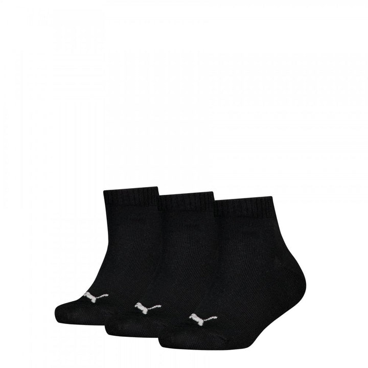 Puma Kids Plain Quarter 3 Pack Socks