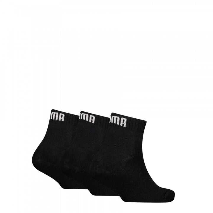 Puma Kids Plain Quarter 3 Pack Socks