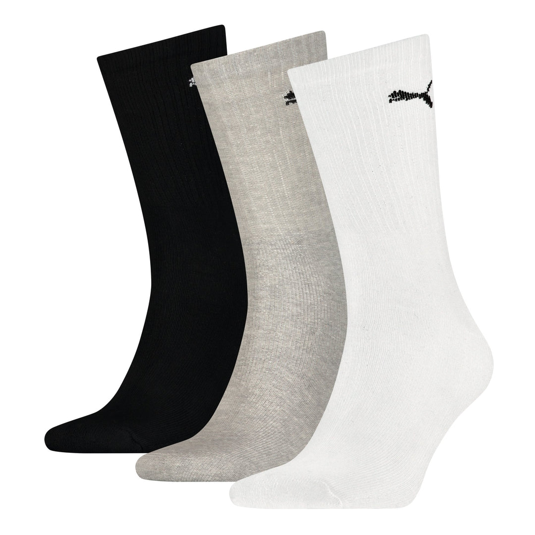 Puma Unisex Crew 3 Pack Socks