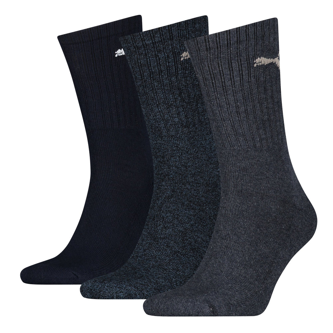 Puma Unisex Crew 3 Pack Socks