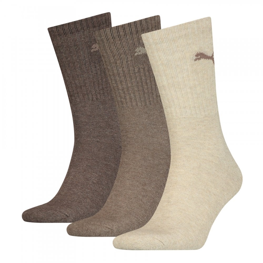 Puma Unisex Crew 3 Pack Socks