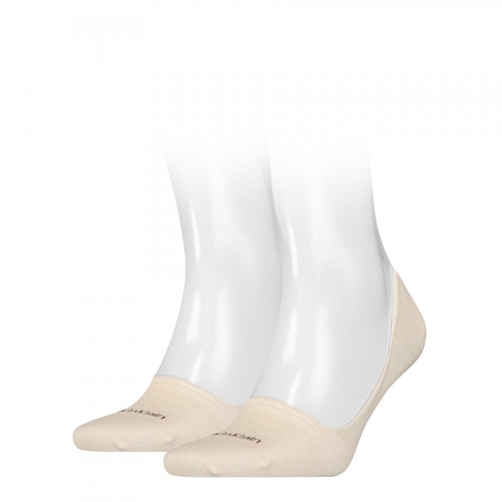 Calvin Klein Men Footie Mid Cut 2 Pack Socks