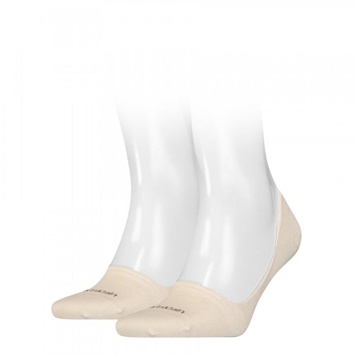 Calvin Klein Men Footie Mid Cut 2 Pack Socks