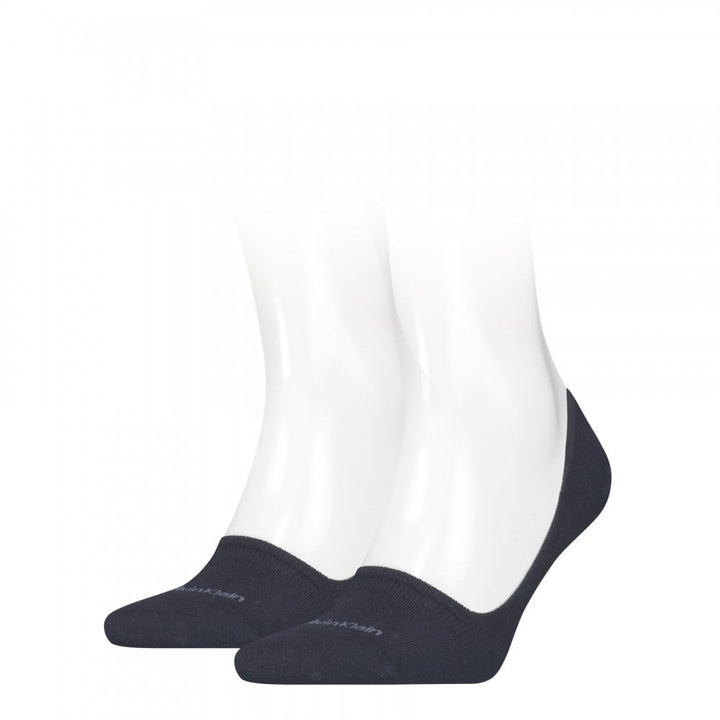 Calvin Klein Men Footie Mid Cut 2 Pack Socks