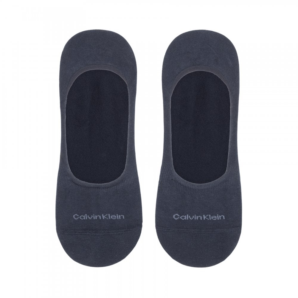 Calvin Klein Men Footie Mid Cut 2 Pack Socks