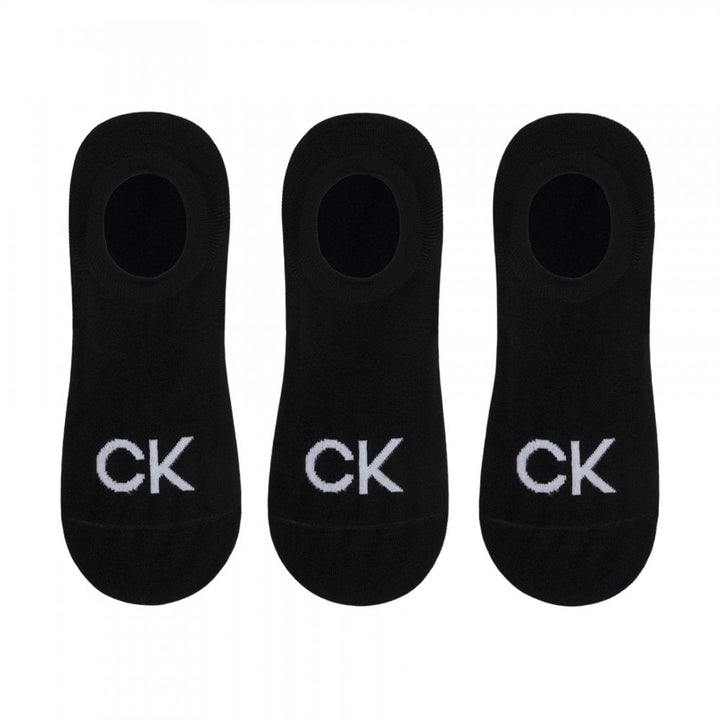 Calvin Klein Men Footie High Cut 3 Pack Logo Socks
