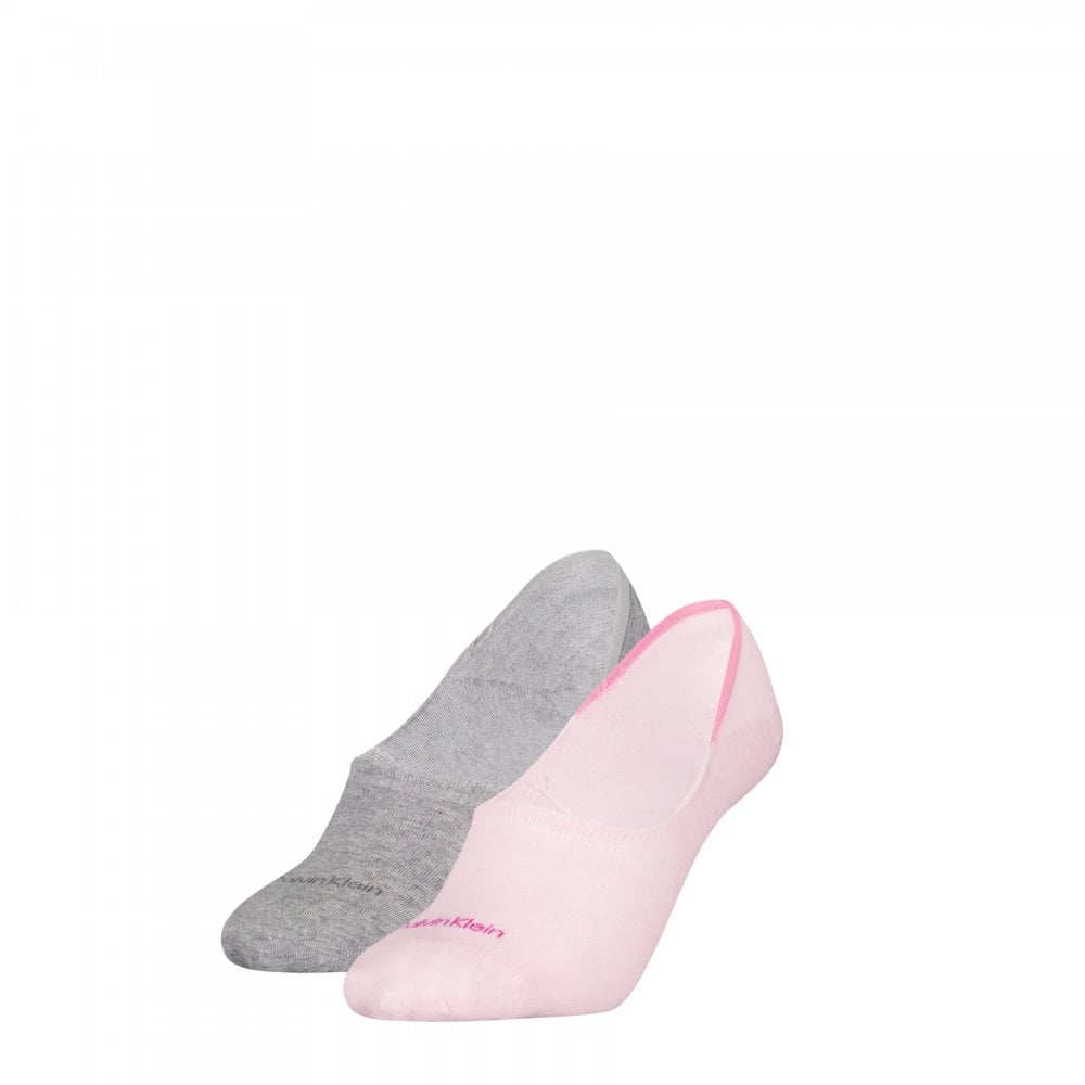 Calvin Klein Women Footie Mid Cut 2 Pack Socks