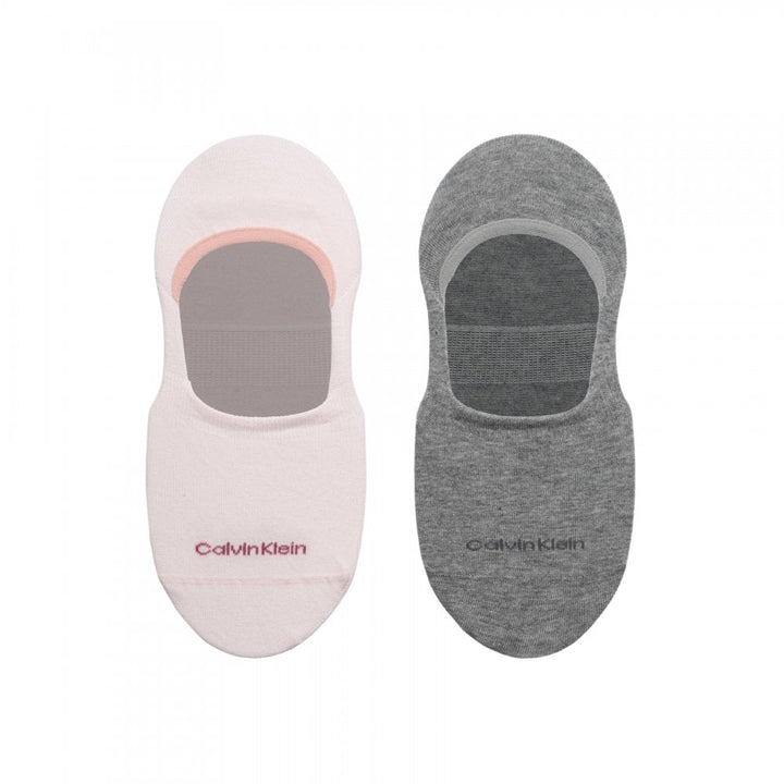 Calvin Klein Women Footie Mid Cut 2 Pack Socks