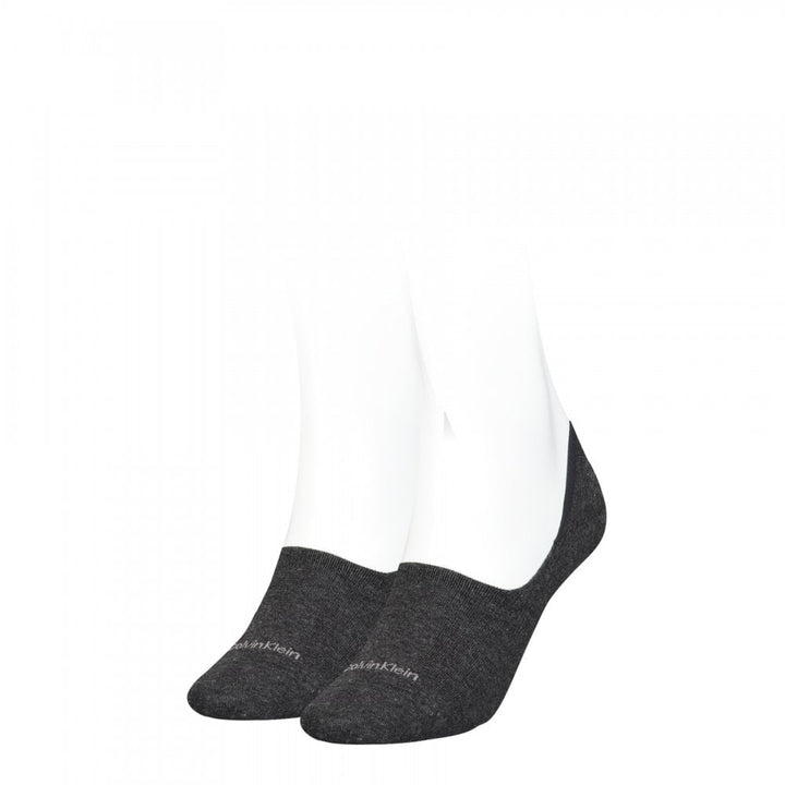 Calvin Klein Women Footie Mid Cut 2 Pack Socks