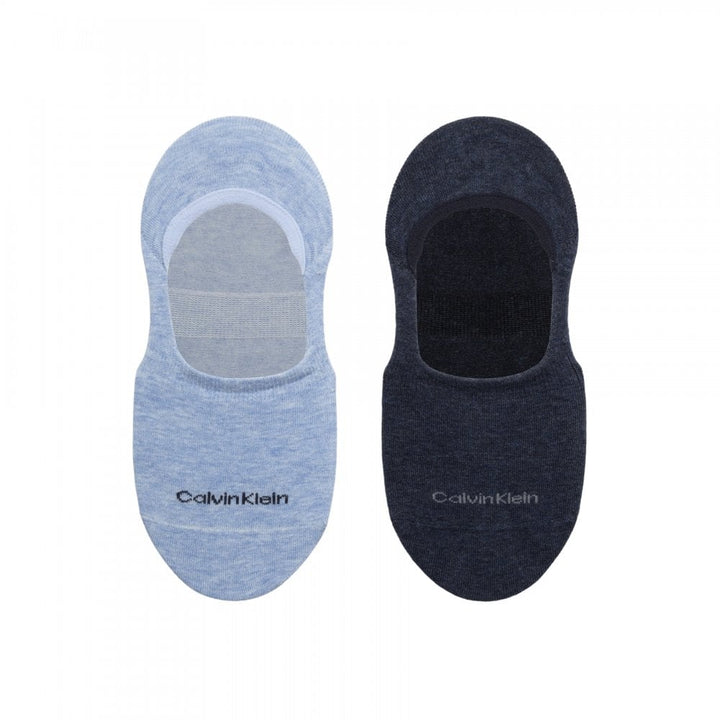 Calvin Klein Women Footie Mid Cut 2 Pack Socks