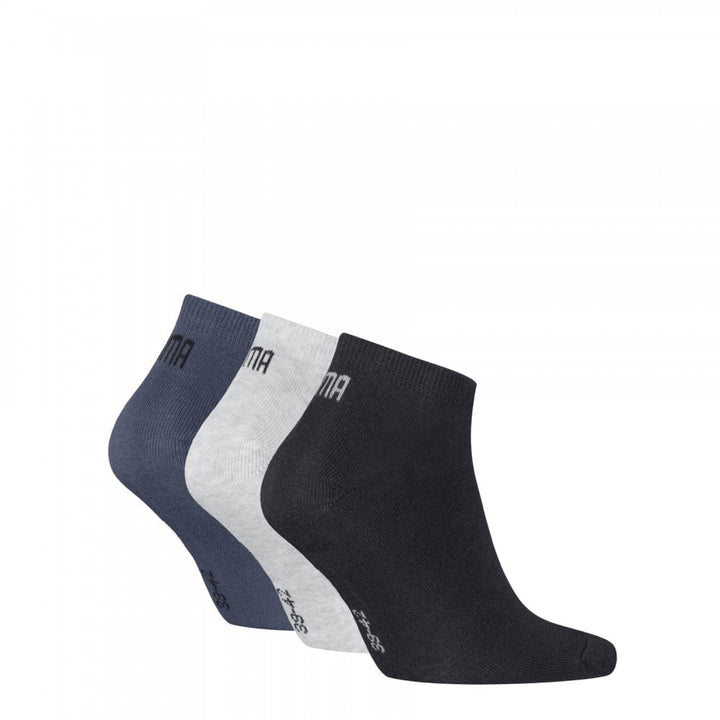 Puma Unisex Sneaker Plain 3 Pack Socks