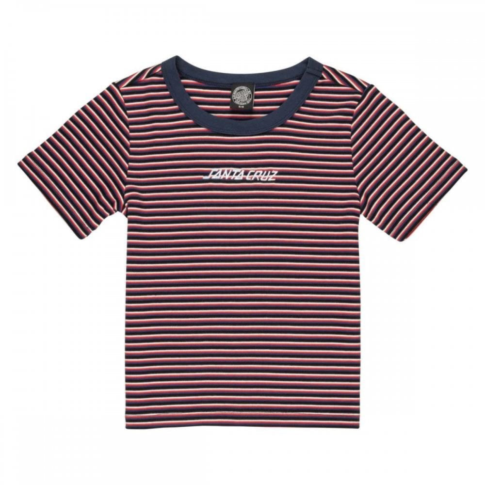 Santa Cruz Strip Logo Emb T-Shirt