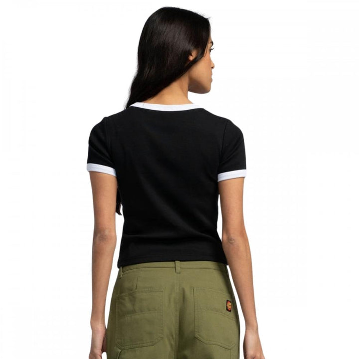 Santa Cruz Lucky Rose Ringer T-Shirt