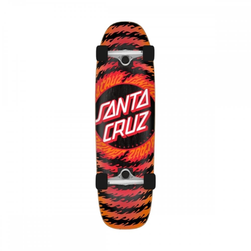 Santa Cruz Flame Ringed Dot Street Board