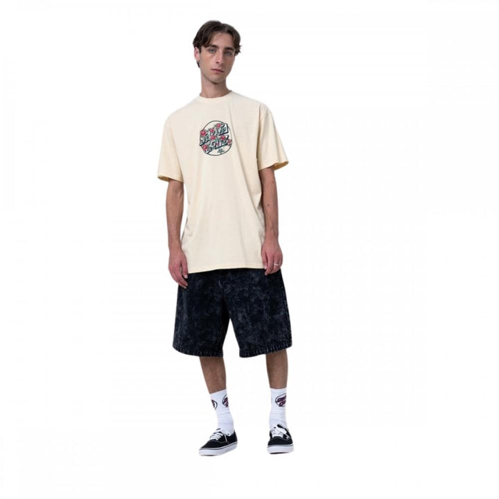 Santa Cruz Flash Stacked Dot Front Tee
