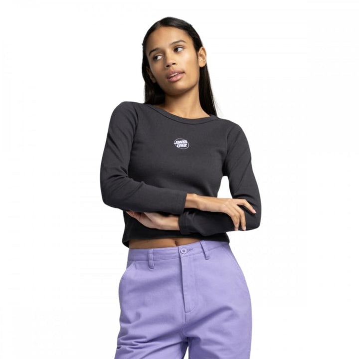 Santa Cruz Partial Dot Emb L/S T-Shirt