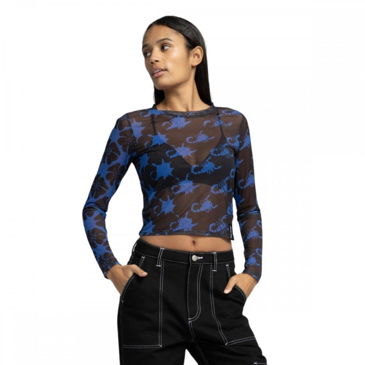 Santa Cruz Strip Digi Mesh Top
