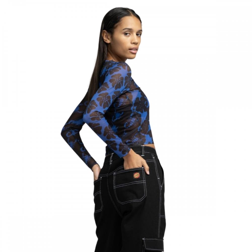 Santa Cruz Strip Digi Mesh Top