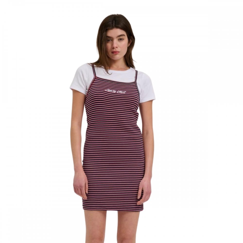 Santa Cruz Strip Logo Emb Dress