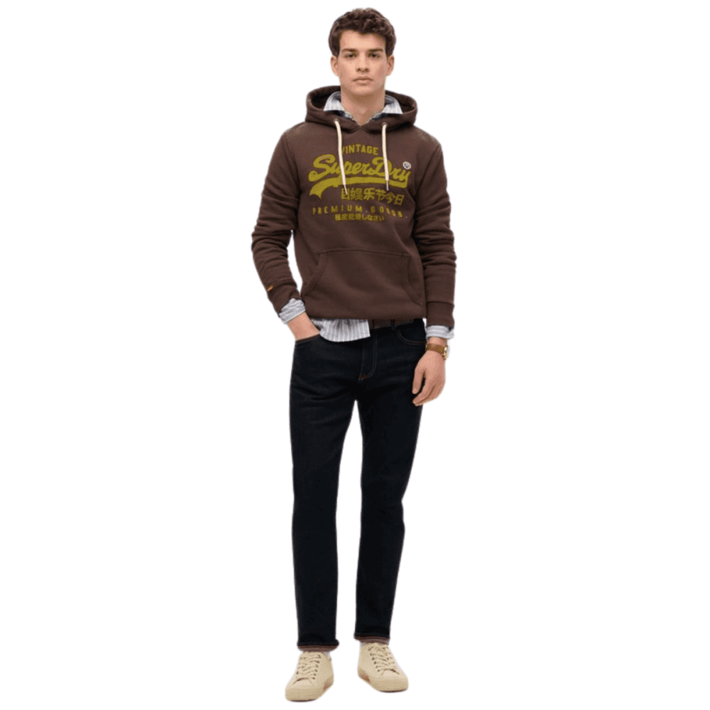 Superdry Vintage Logo Tonal Relaxed Hoodie