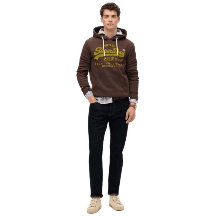 Superdry Vintage Logo Tonal Relaxed Hoodie