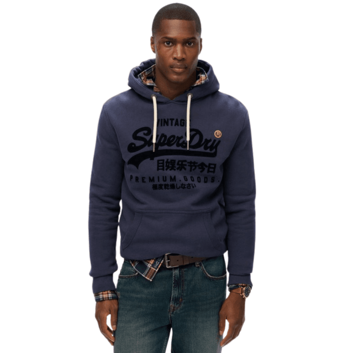 Superdry Vintage Logo Tonal Relaxed Hoodie