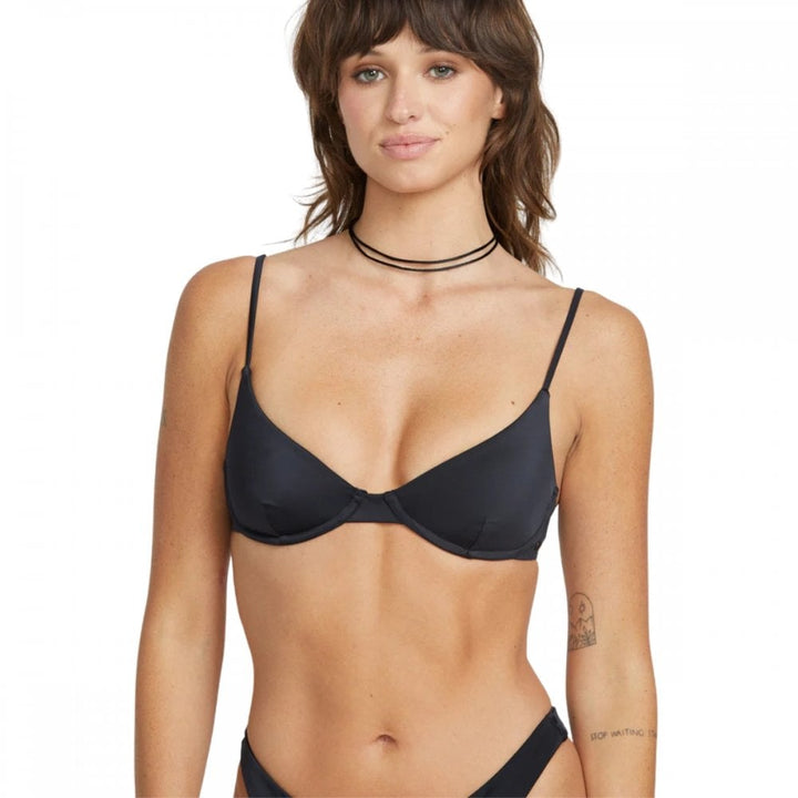 Volcom Simply Seamless Demi Uwire Bikini Top