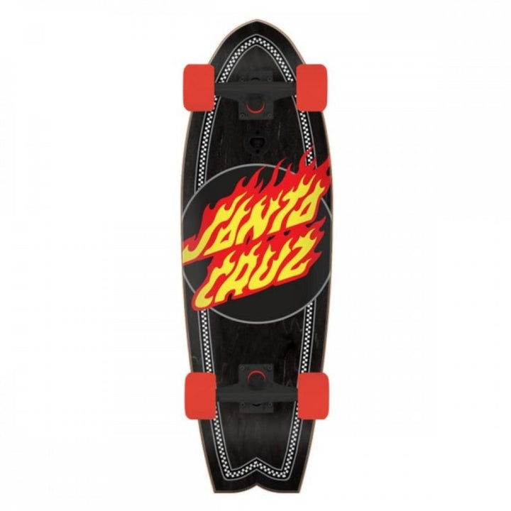 Santa Cruz Flame Dot Check Cruzer Complete