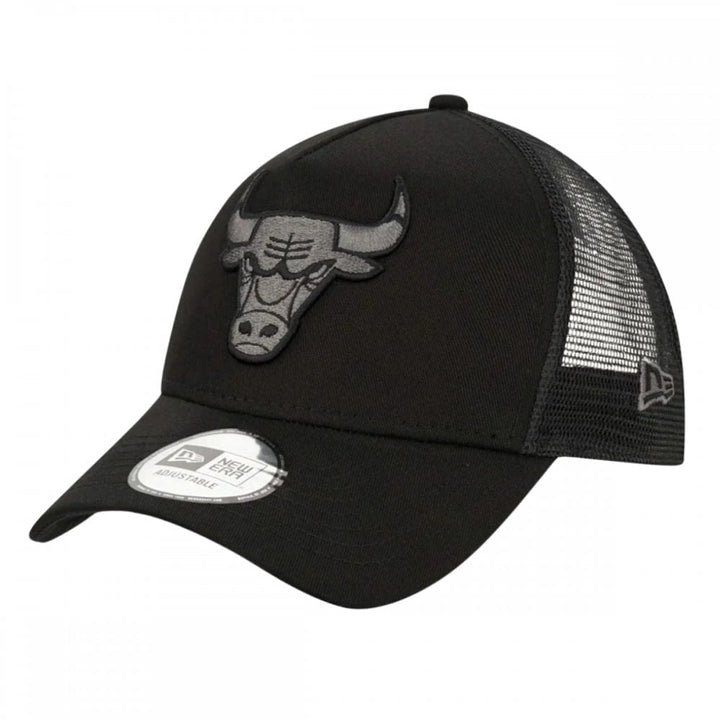 New Era Chicago Bulls Outline Team Logo 9 Forty A-Frame Trucker Cap