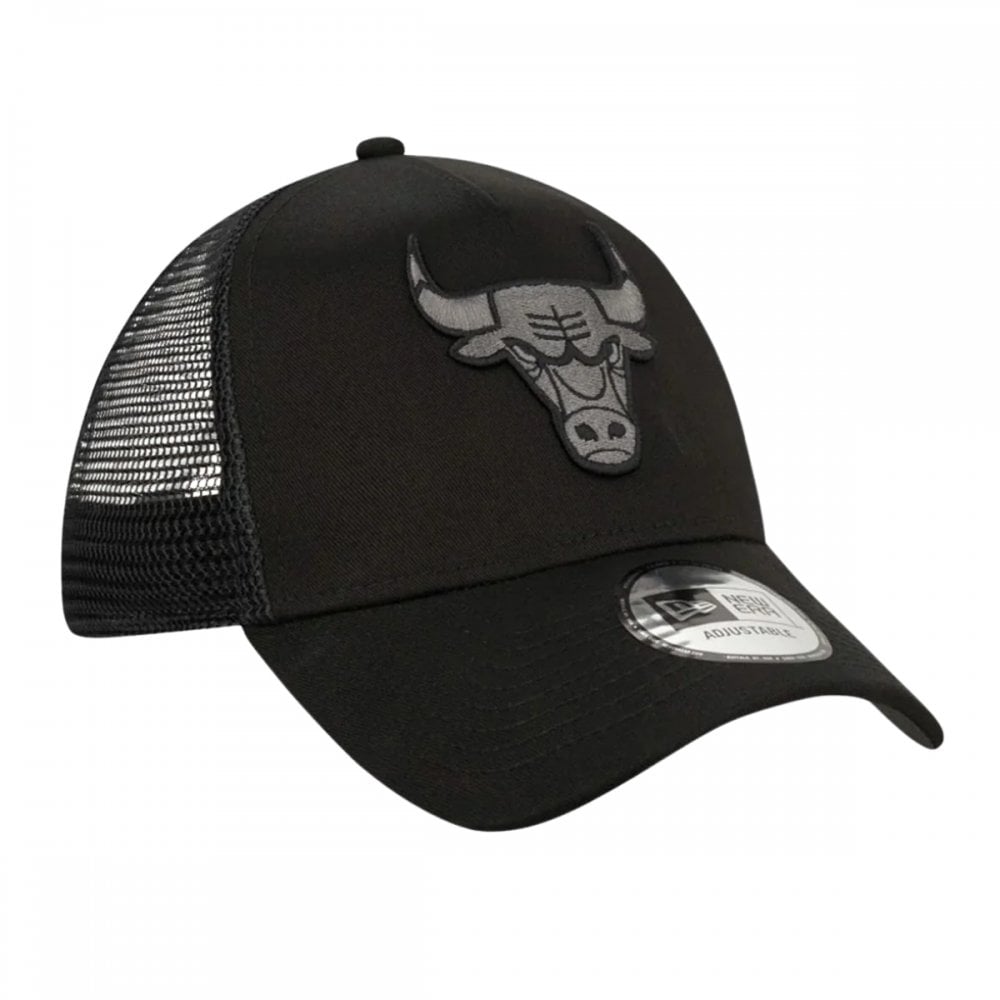 New Era Chicago Bulls Outline Team Logo 9 Forty A-Frame Trucker Cap