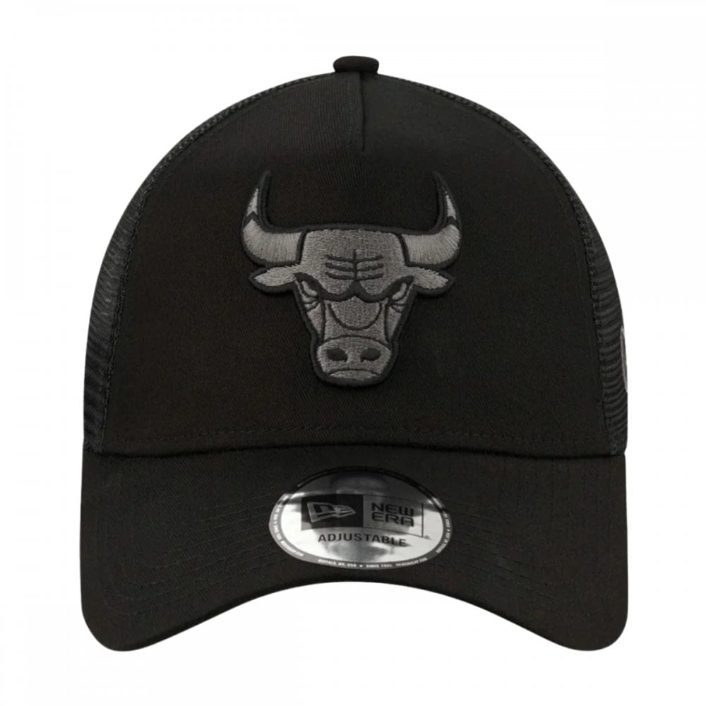 New Era Chicago Bulls Outline Team Logo 9 Forty A-Frame Trucker Cap
