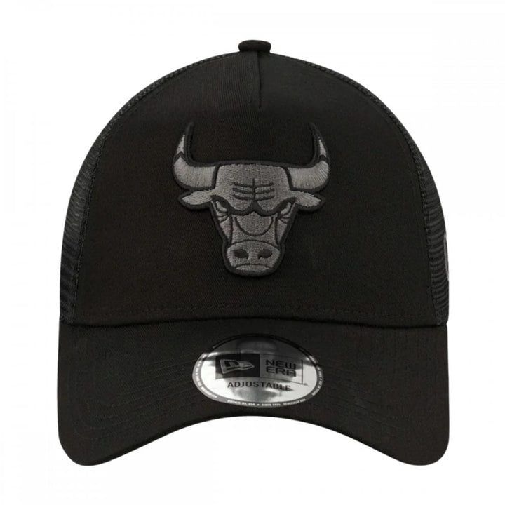 New Era Chicago Bulls Outline Team Logo 9 Forty A-Frame Trucker Cap