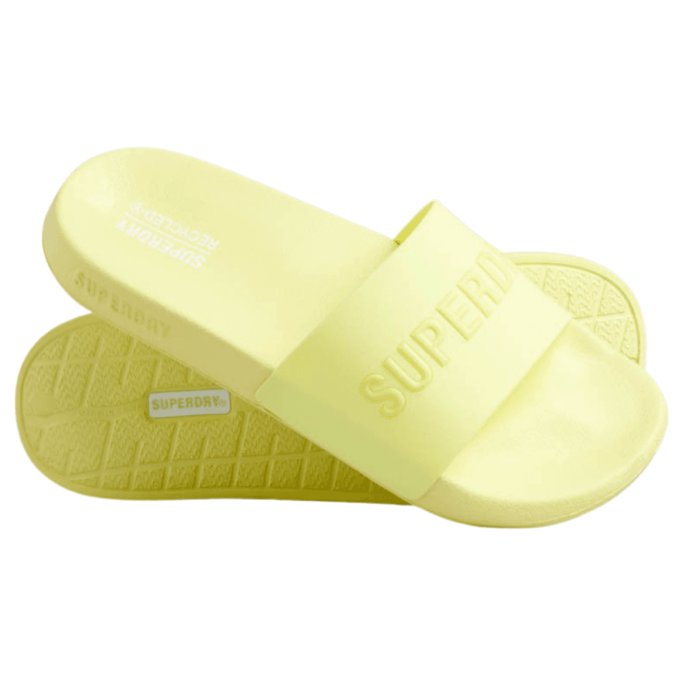 Superdry Code Logo Vegan Pool Slides