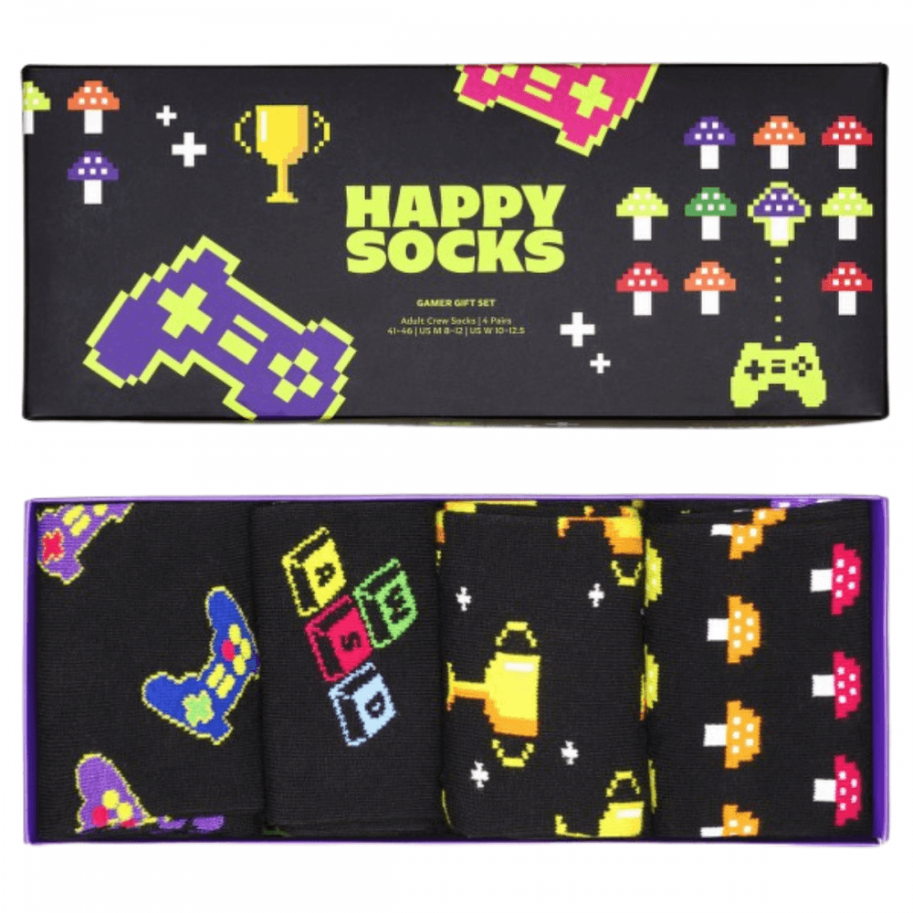 Happy Socks 4 Pack Gift Set Gamer Socks