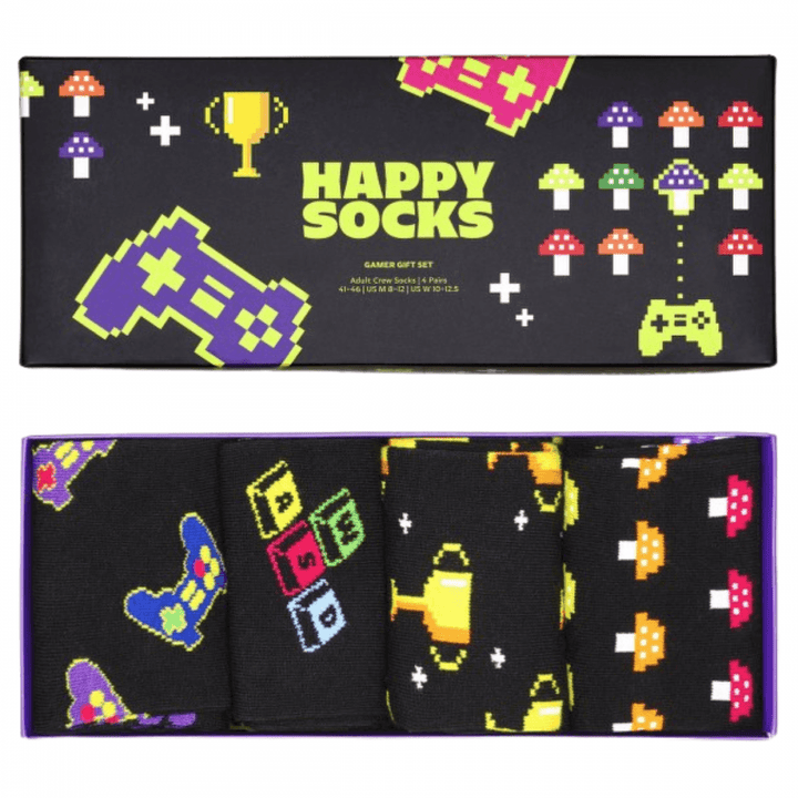 Happy Socks 4 Pack Gift Set Gamer Socks