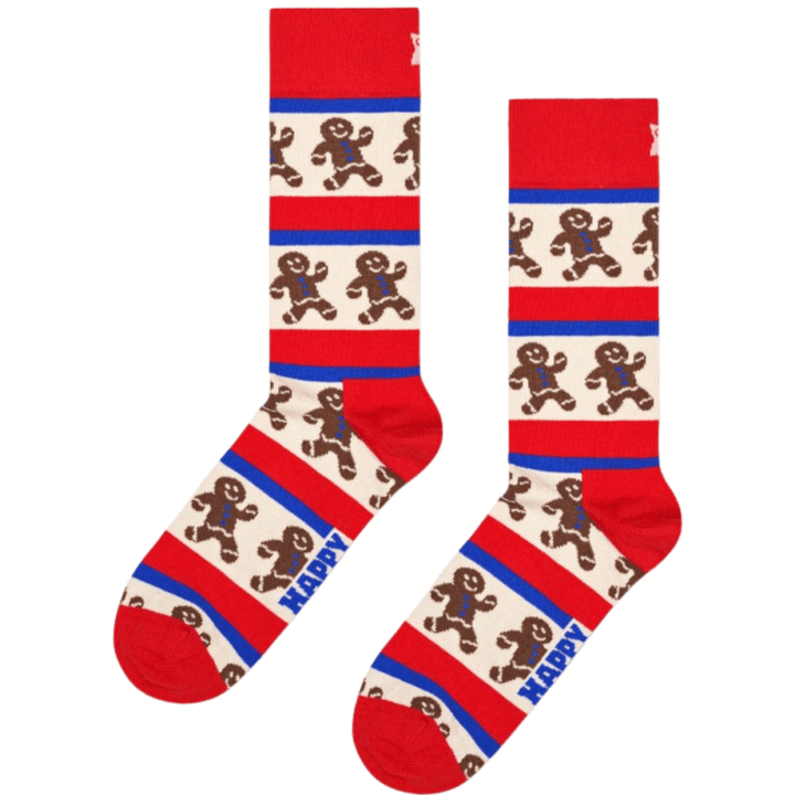 Happy Socks 2 Pack Gift Set Gingerbread Heart Socks