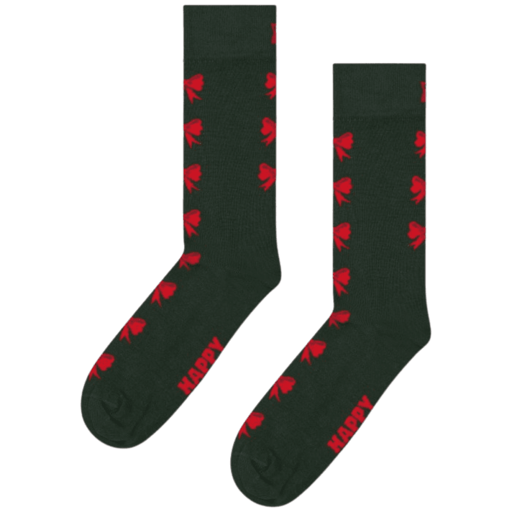 Happy Socks 2 Pack Gift Set Knit &amp; Bow Socks