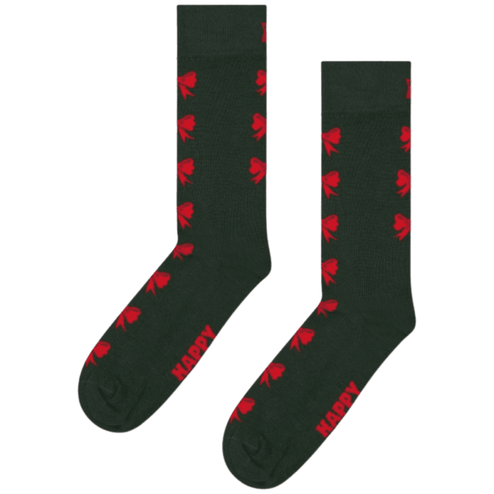 Happy Socks 2 Pack Gift Set Knit &amp; Bow Socks