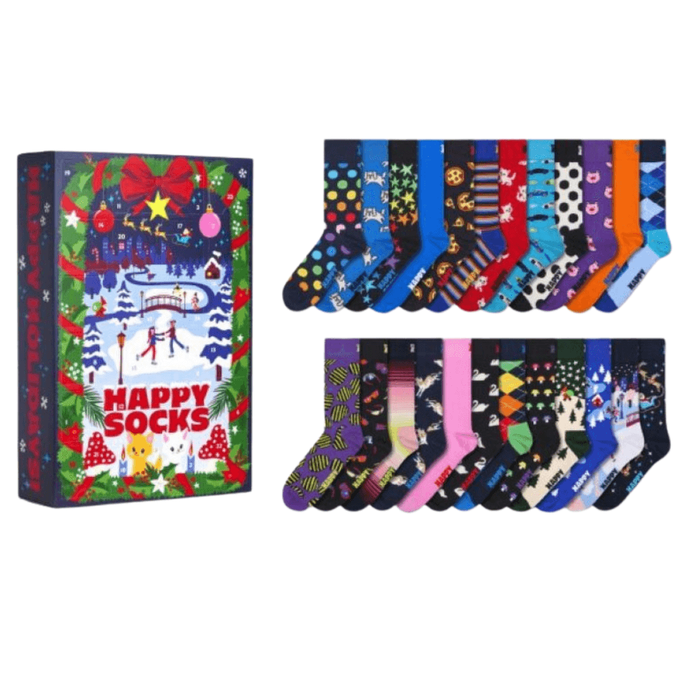 Happy Socks 24 Pack Gift Set Advent Calendar
